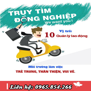 Tuyển dụng quản lý công nhân chuyên nghiệp